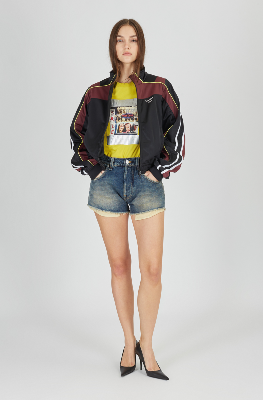 Джинсовые шорты Martine Rose 269WD14537 2