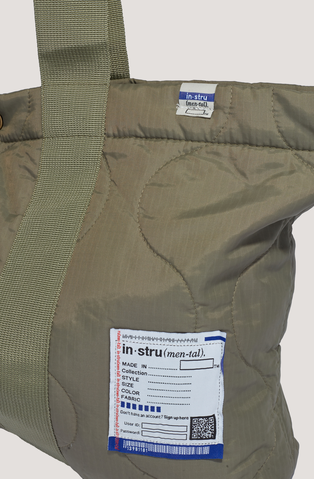 Сумка in.stru(men-tal) I16BG741 KHAKI