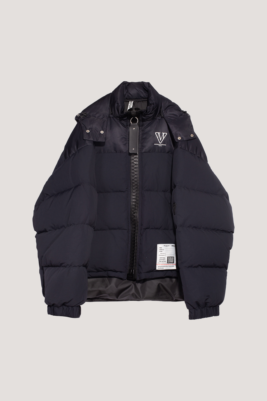 Пуховик Maison Mihara Yasuhiro J15BL141 BLACK