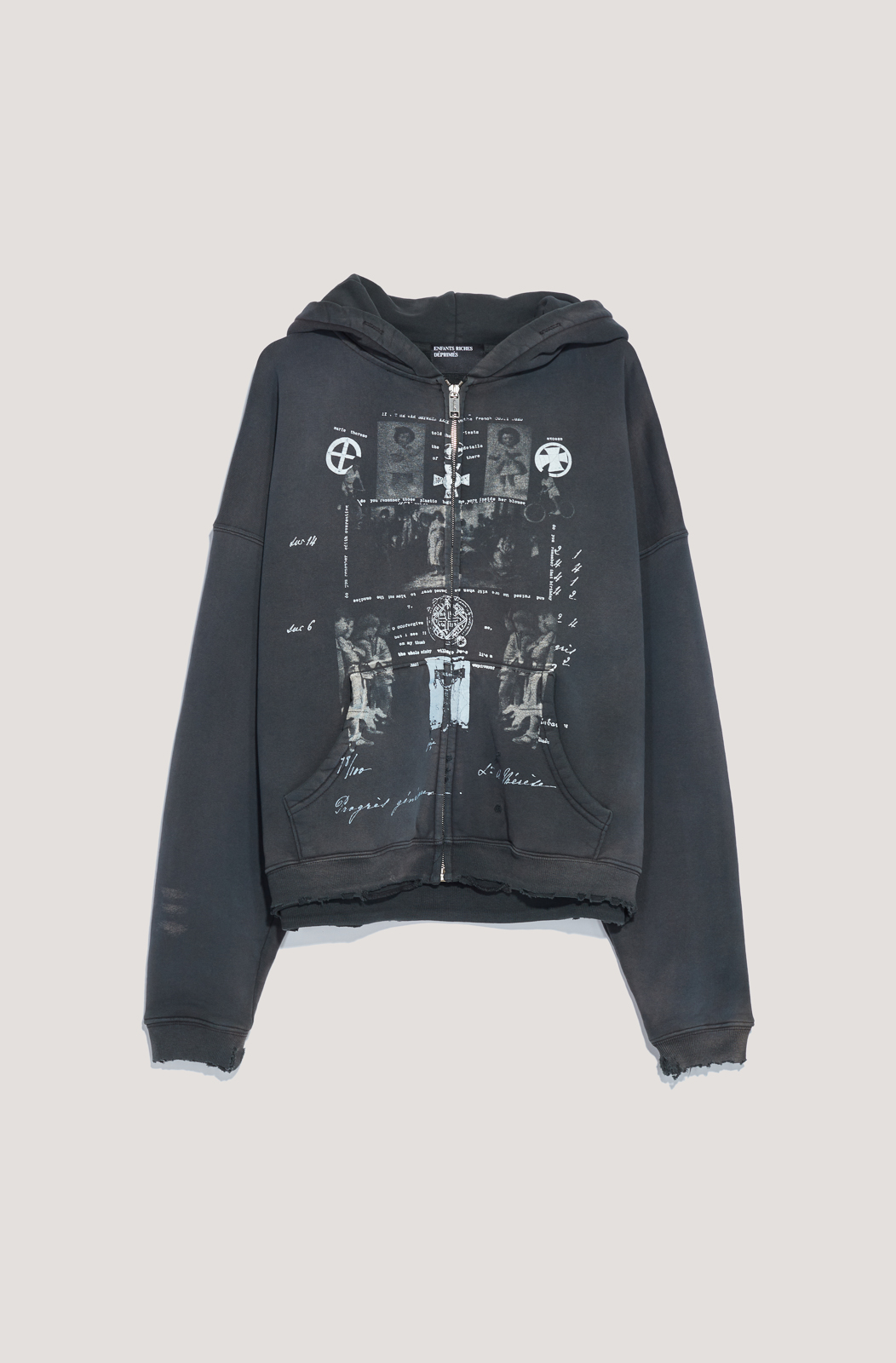 Худи Enfants Riches Deprimes 02-0523	Djagilev's Grave Zip Up Hoodie