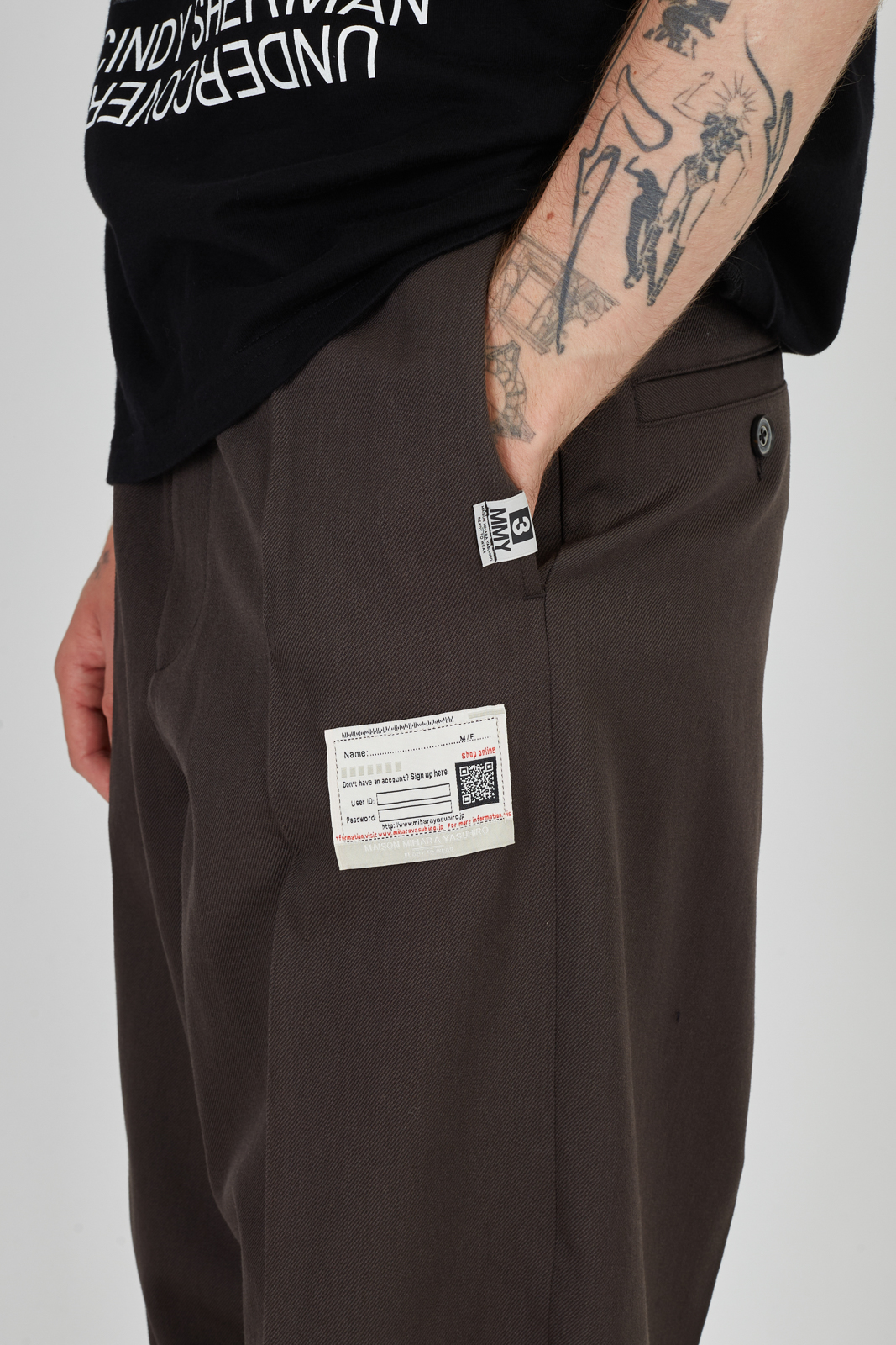 Брюки Maison Mihara Yasuhiro A17PT032