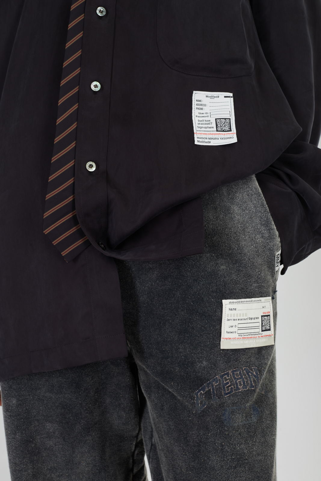 Брюки  Maison Mihara Yasuhiro B17PT553