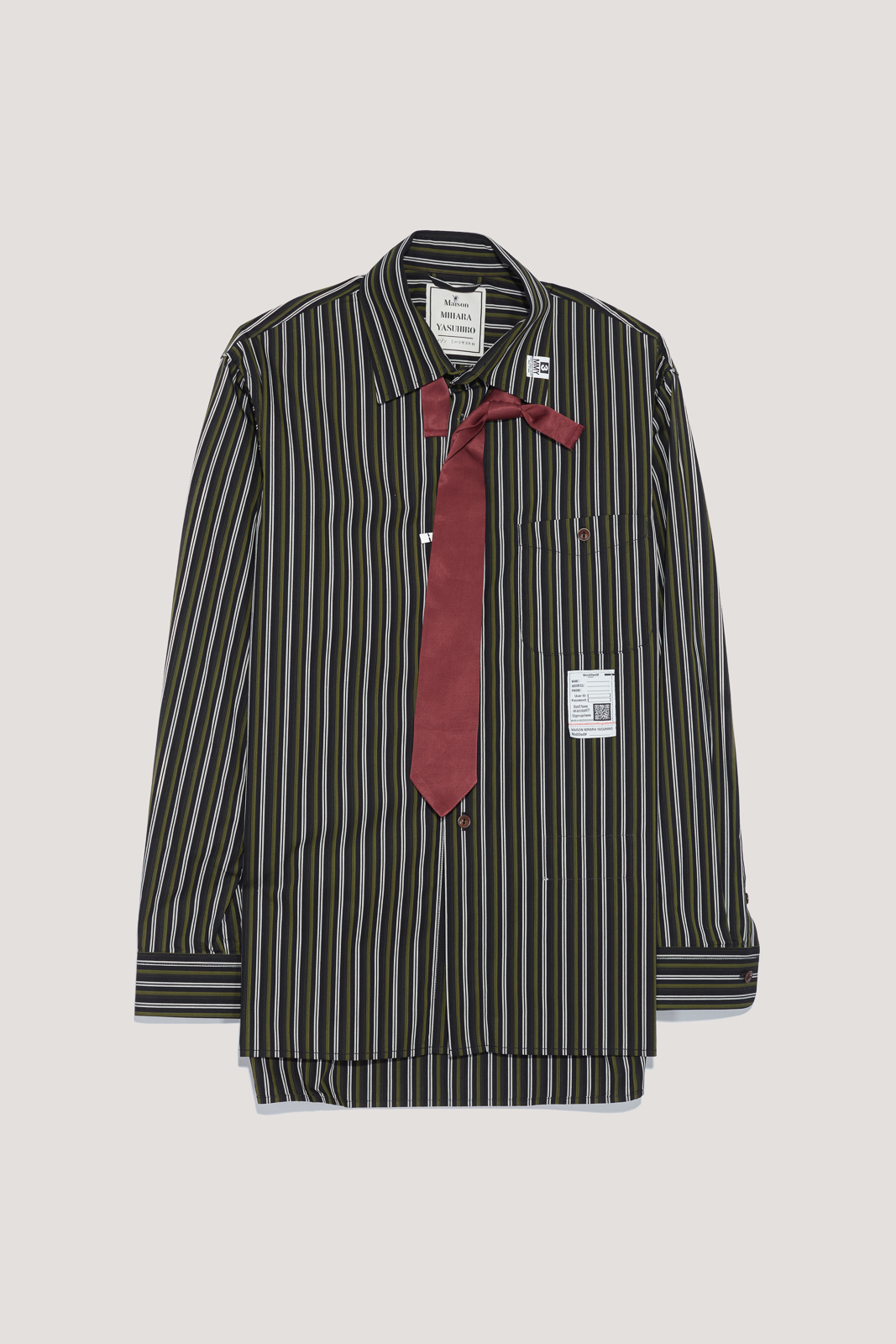Рубашка Maison Mihara Yasuhiro J17SH187