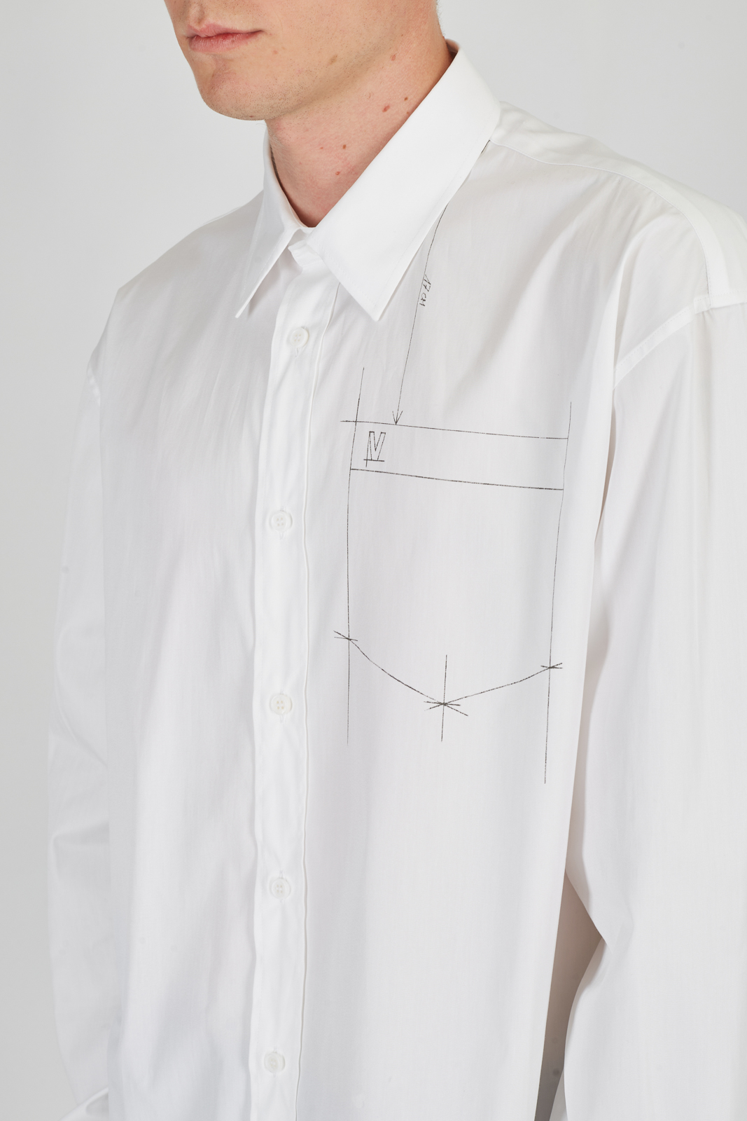 Рубашка Vetements MH27SH046W