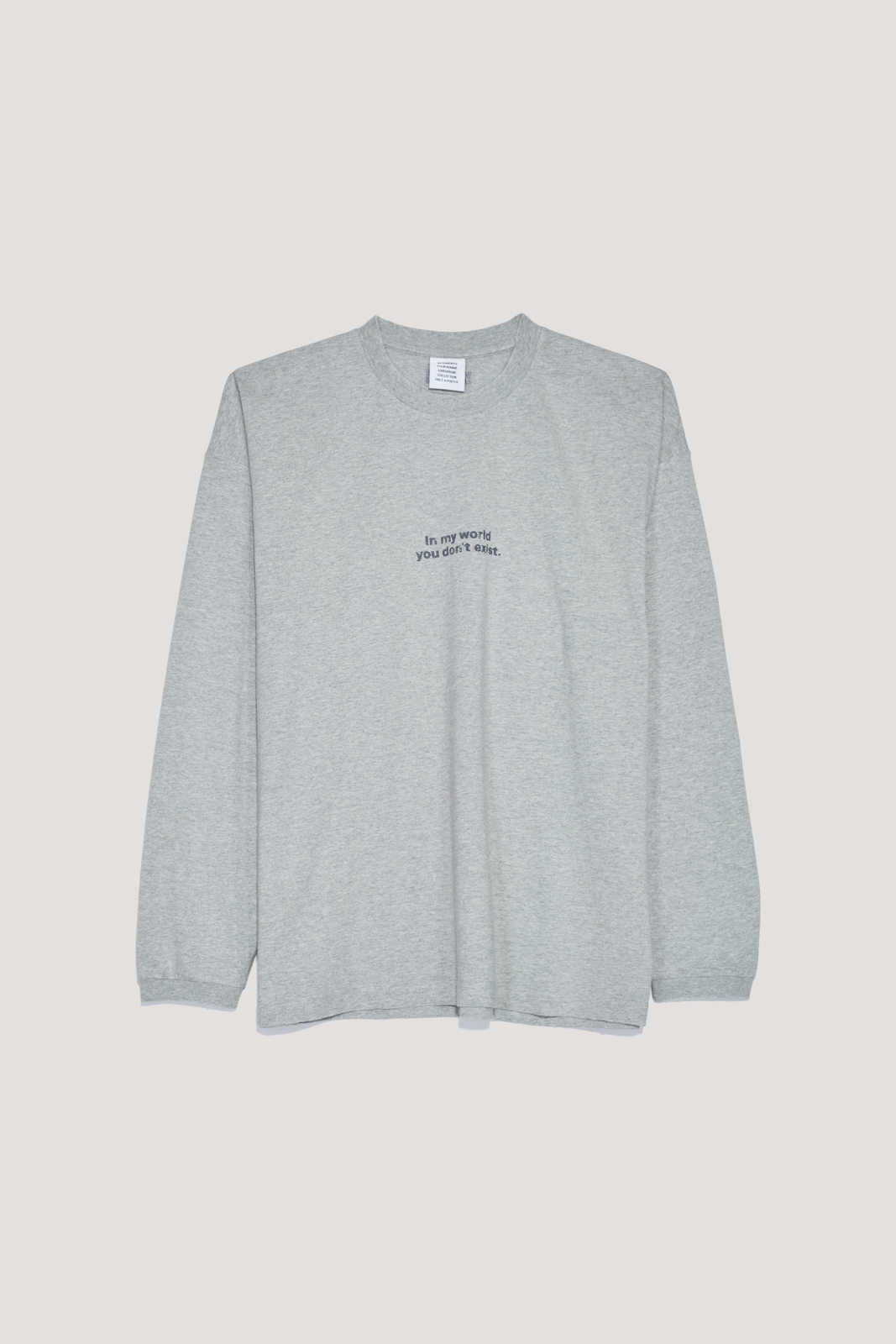 Лонгслив Vetements MH27LS265G