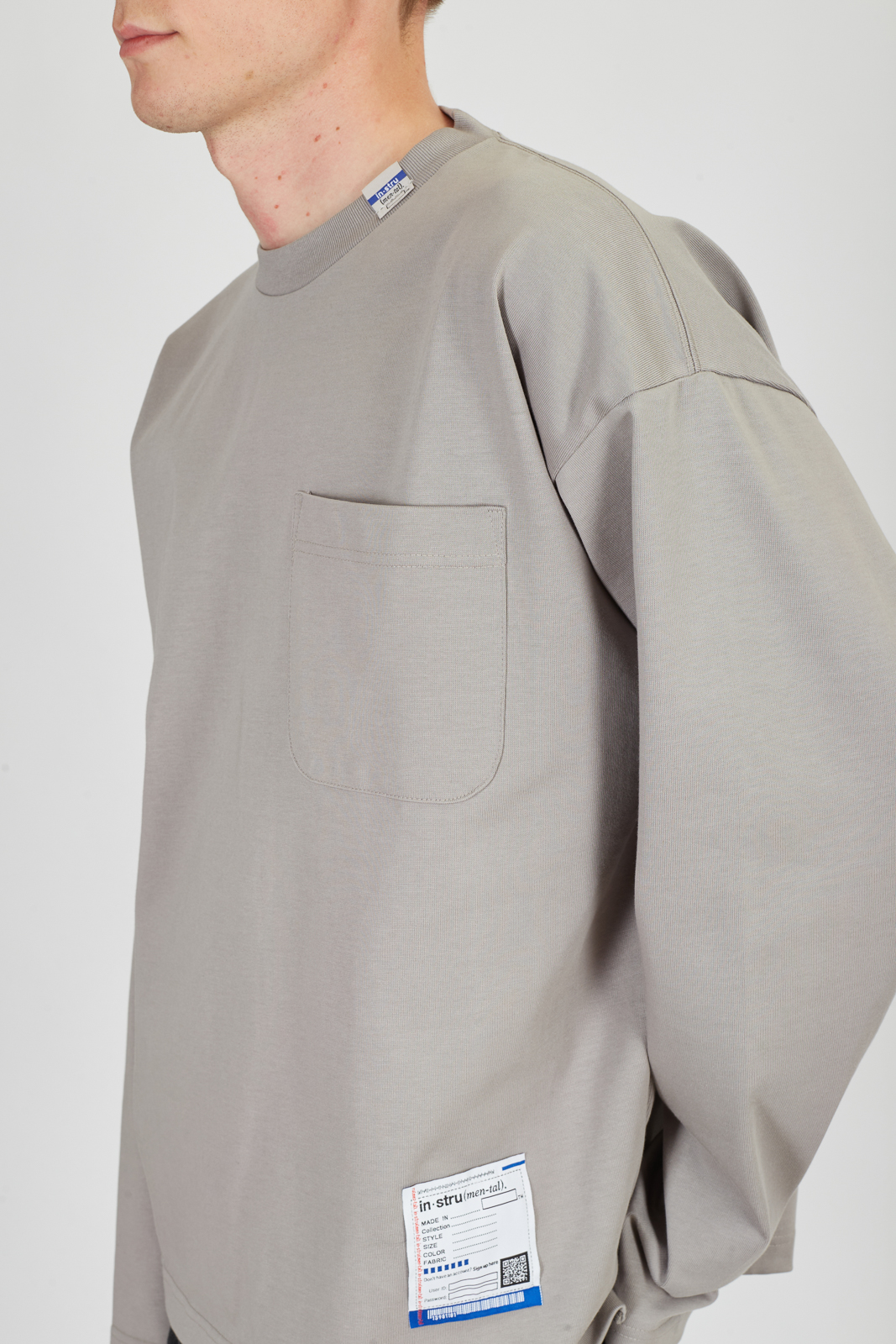 Лонгслив in.stru(men-tal) I16LT551 GRAY