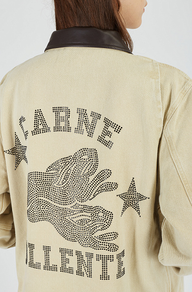 Куртка CARNE BOLLENTE SS26DJK0101 Moto Rabbit Rides Again 2