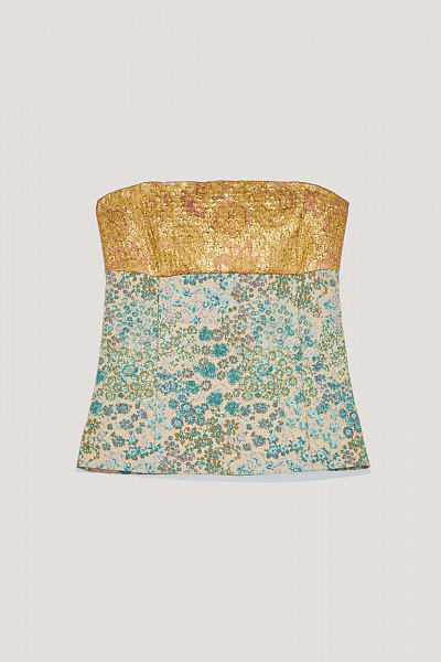 Топ-бюстье Dries Van Noten CILIASA BIS 4346 W.W.TOP
