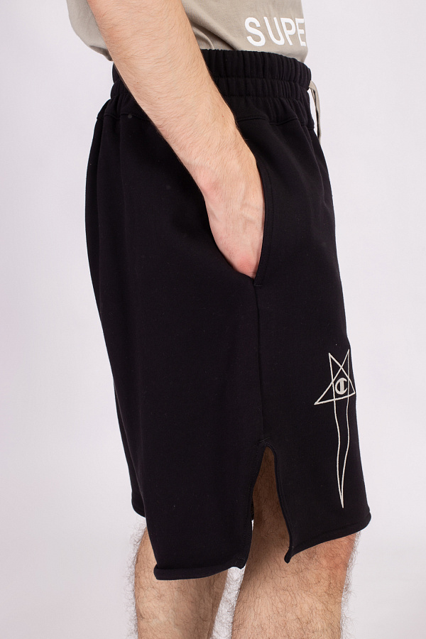 Мужские шорты Rick Owens x Champion, цвет: черный (арт. CM01E1683