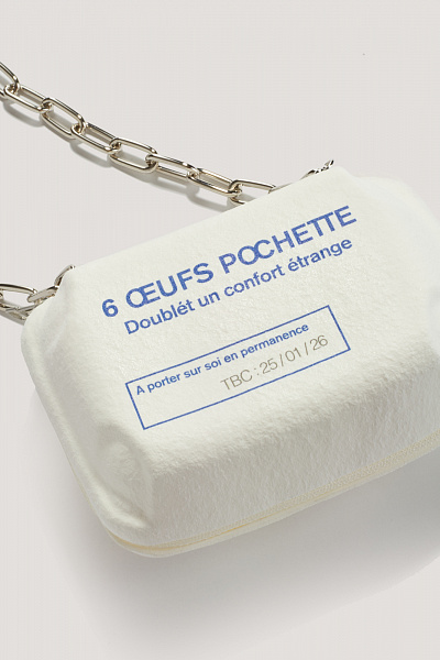 Сумка DOUBLET 26SS78BG81 wht 2
