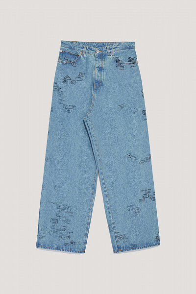 Джинсы Vetements ME76DP075NP