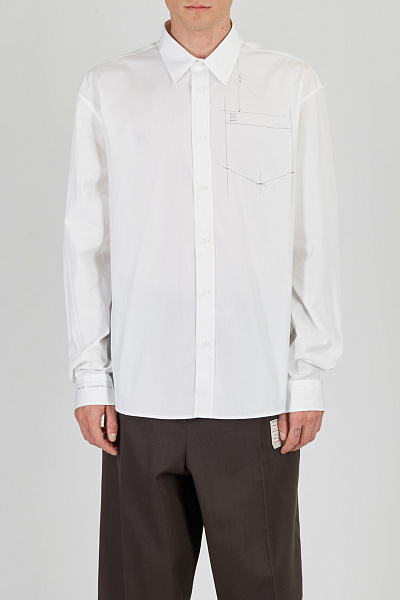 Рубашка Vetements MH27SH046W 2
