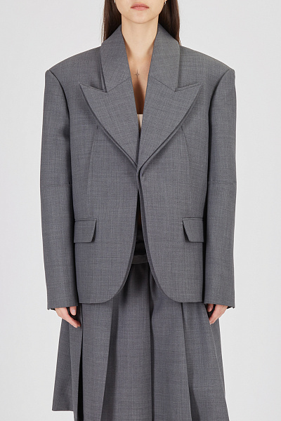 Жакет SHUSHU/TONG FSDFCO02 grey 2