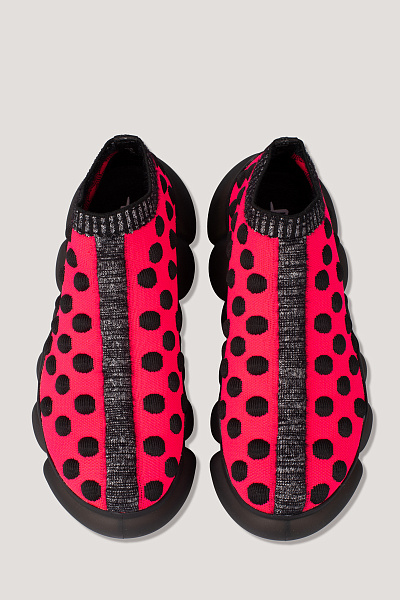 Кроссовки grounds 04low trainer with middlestripe pink black 2