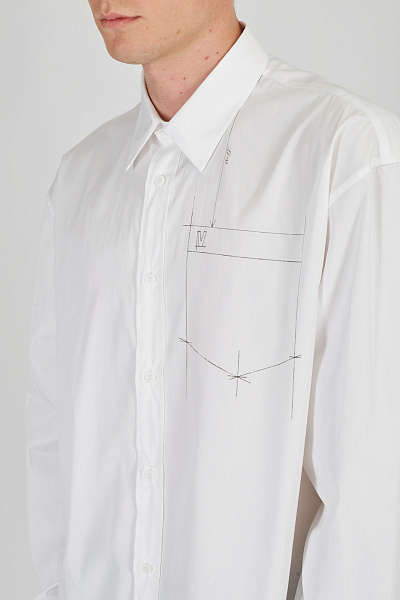 Рубашка Vetements MH27SH046W 2
