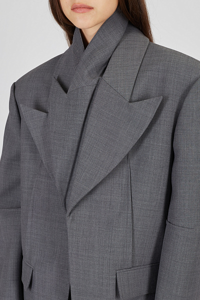 Жакет SHUSHU/TONG FSDFCO02 grey 2