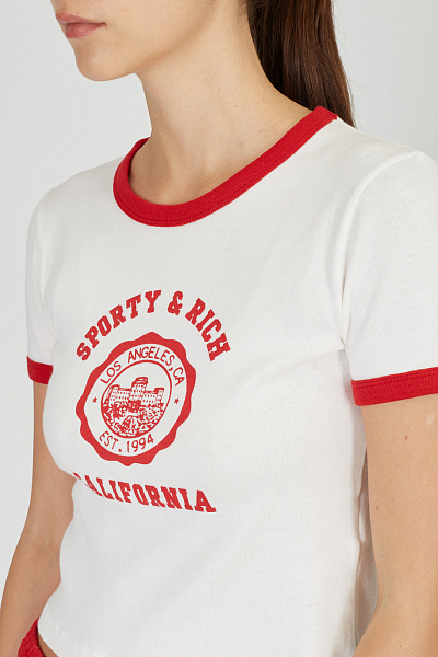 Футболка Sporty &amp; Rich TO073710509W 2
