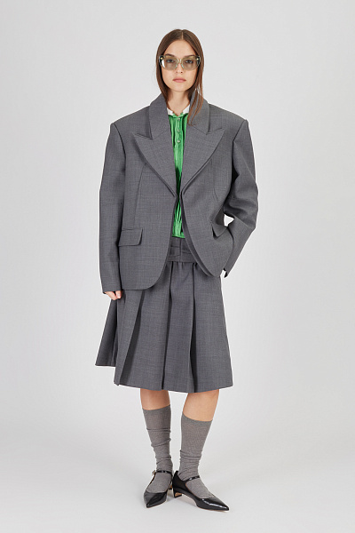 Жакет SHUSHU/TONG FSDFCO02 grey 2