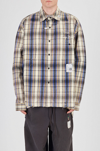 Рубашка Maison Mihara Yasuhiro J16SH181 bei 2
