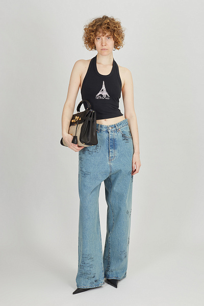 Топ Vetements WE76TT522B 2